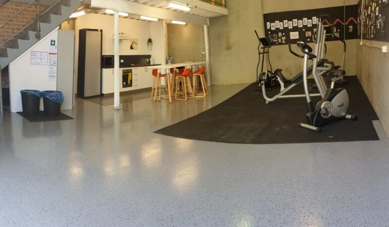 Workshop Epoxy Flooring